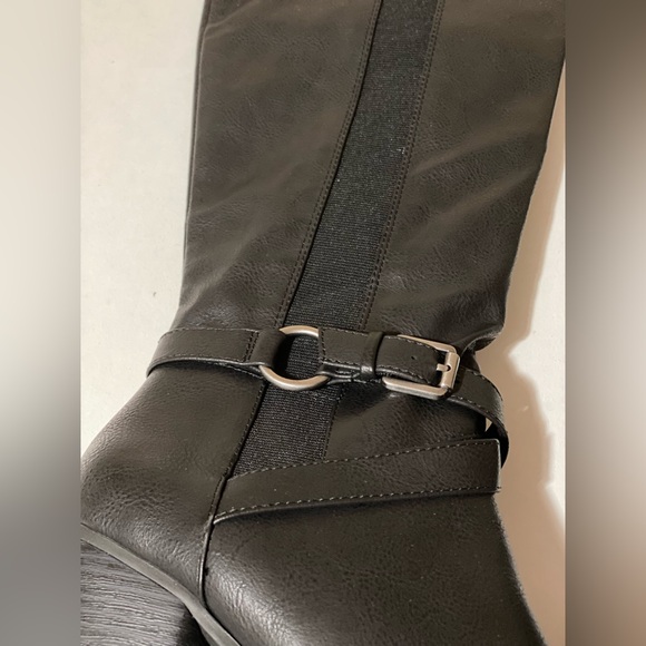 SOUL Naturalizer Black Timber Synthetic Boots - Picture 5 of 15